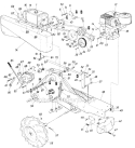 Page C Diagram and Parts List for 412-192 1987 MTD Tiller