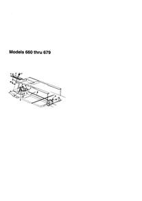 Speed Selector Lever 1 Diagram and Parts List for 670  MTD Lawn Tractor