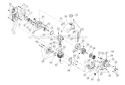Boom And D-Handle Diagram and Parts List for 41ADY28G000  MTD Trimmer