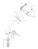 Engine Diagram and Parts List for 41CDY28G000  MTD Trimmer