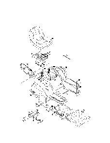 Seat/fender Diagram and Parts List for 13AR91PS099  MTD Lawn Tractor
