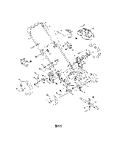 Lawn mower Diagram and Parts List for 11A-50M9000  MTD Lawn Mower
