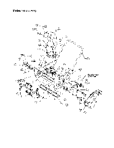Auger assembly comp. Diagram and Parts List for E142  MTD Snow Blower