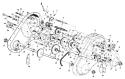 Page C Diagram and Parts List for 430-046 1990 MTD Tiller