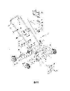 Lawn mower Diagram and Parts List for 11A-083A800  MTD Lawn Mower