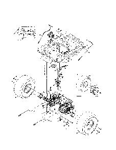 Transmission Diagram and Parts List for 17BSDALB099  MTD Lawn Tractor