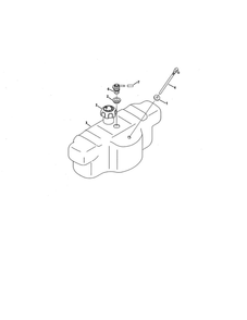 Fuel Tank Diagram and Parts List for 17BRCACA099  MTD Lawn Mower