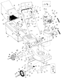 Page A Diagram and Parts List for 449R  MTD Lawn Mower