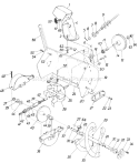 Page C Diagram and Parts List for 450-027 1987 MTD Snow Blower