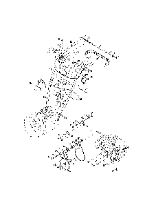 Upper handle/handle panel Diagram and Parts List for 31AM5CSF799  MTD Snow Blower