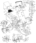 Page A Diagram and Parts List for 476B083 1988 MTD Lawn Mower
