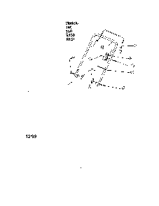 Handle assembly control Diagram and Parts List for E142  MTD Snow Blower
