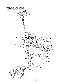 42" lawn tractor/wheel chart Diagram and Parts List for 3200003A  MTD Lawn Tractor