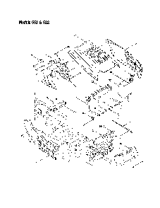 Bumper & hood - 668 & 688 Diagram and Parts List for 13AM660F700  MTD Lawn Tractor