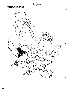 3.5 hp 21" rotary mower Diagram and Parts List for 3726503  MTD Lawn Mower
