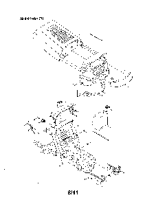 Bumper & hood - series 771 Diagram and Parts List for 13AJ771G031  MTD Lawn Tractor