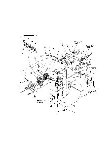 Friction wheel/gears/frame cover Diagram and Parts List for 644E  MTD Snow Blower