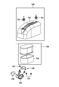 4P90Jub_Air_Intake Diagram and Parts List for 4P90JUB  MTD Engine