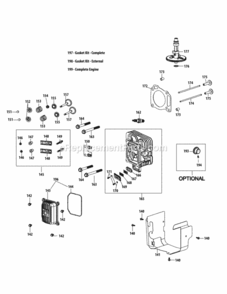 4P90Ju_Cylinder_Head Diagram and Parts List for 4P90JU  MTD Engine