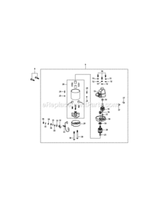 4P90M0_Starter_Assembly Diagram and Parts List for 4P90M0  MTD Engine