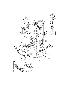 42" deck Diagram and Parts List for 13AL795T057  MTD Lawn Tractor