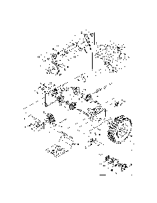 Drive Diagram and Parts List for 31AE6FHE706  MTD Snow Blower
