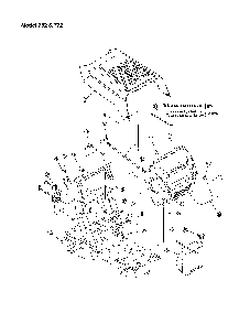 Bumper & hood - models 762, 772 Diagram and Parts List for 13RN771H729  MTD Lawn Tractor