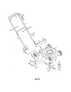 Mower Parts Diagram and Parts List for 11A-020C200  MTD Lawn Mower