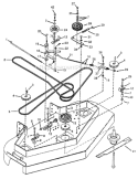 Page D Diagram and Parts List for 511-059E400 1991 MTD Lawn Mower