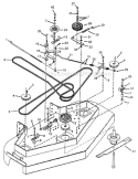 Page D Diagram and Parts List for 511-059M400 1991 MTD Lawn Mower