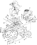 Page F Diagram and Parts List for 528 1987 MTD Lawn Tractor