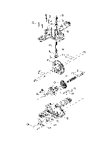 Differential Diagram and Parts List for 13RN771H729  MTD Lawn Tractor
