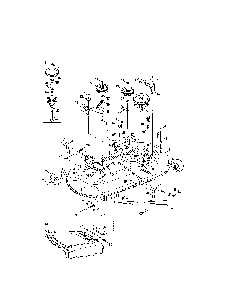 Deck Diagram and Parts List for 13AR91PT099  MTD Lawn Tractor