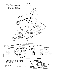 21" rotary mowers page 3 Diagram and Parts List for 37464A  MTD Lawn Mower
