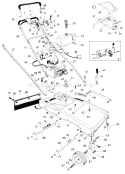 Page A Diagram and Parts List for 560B192 1989 MTD Lawn Mower