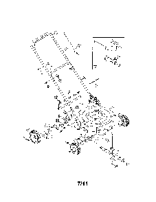 Lawn mower Diagram and Parts List for 11A-034D731  MTD Lawn Mower