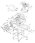 Page A Diagram and Parts List for 319-588-000 1989 MTD Snow Blower