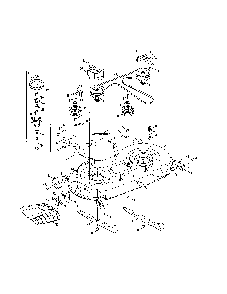 Deck/spindle Diagram and Parts List for 132QA1ZT099  MTD Lawn Tractor