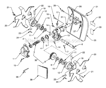 Part Location Diagram of IM-720973177 MTD Bolt M6x12
