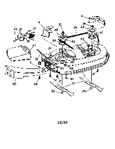 Decl assembly Diagram and Parts List for 13AH665F020  MTD Lawn Tractor