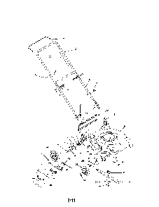 Lawn mower Diagram and Parts List for 11A-083F700  MTD Lawn Mower