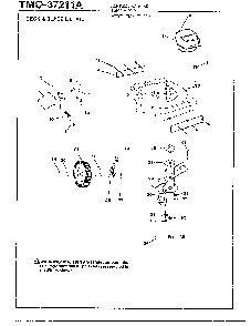 19" electrical mower-deck and blade Diagram and Parts List for 37211A  MTD Lawn Mower