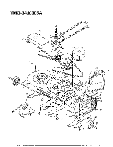18hp 46"  and 42" lawn tractors Diagram and Parts List for 3400005A  MTD Lawn Tractor