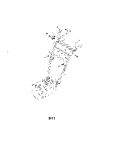 B - style panel Diagram and Parts List for 769-07021  MTD Snow Blower