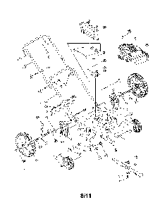 Lawn mower Diagram and Parts List for 11A-508N731  MTD Lawn Mower