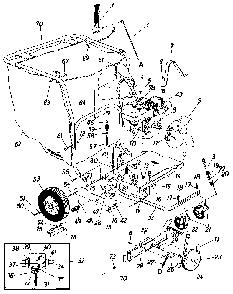 Replacement parts Diagram and Parts List for 242687  MTD Leaf Blower / Vacuum