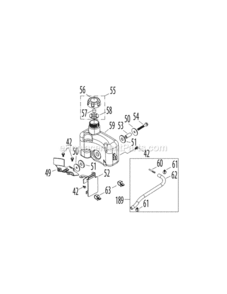 5P65M0B_Fuel_Tank Diagram and Parts List for 5P65M0B  MTD Engine