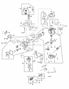 Engine_Assembly_5P65M0 Diagram and Parts List for 5P65M0  MTD Engine