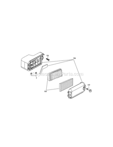 5P70Ml_Air_Cleaner Diagram and Parts List for 5P70ML  MTD Engine