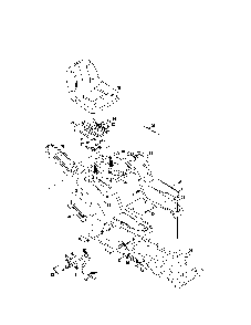 Seat/fender Diagram and Parts List for 13AR91PS299  MTD Lawn Tractor